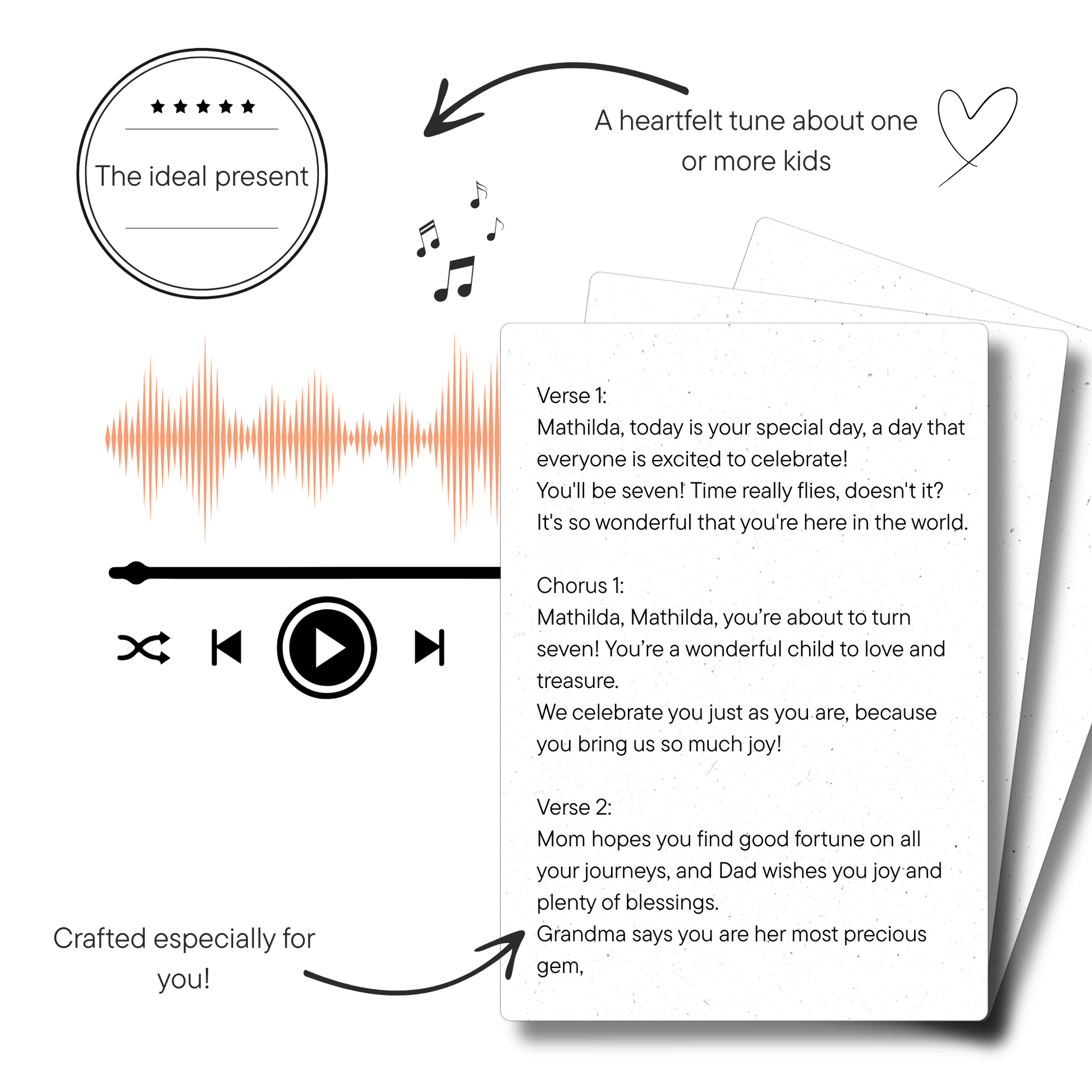 Personalized Children's Song