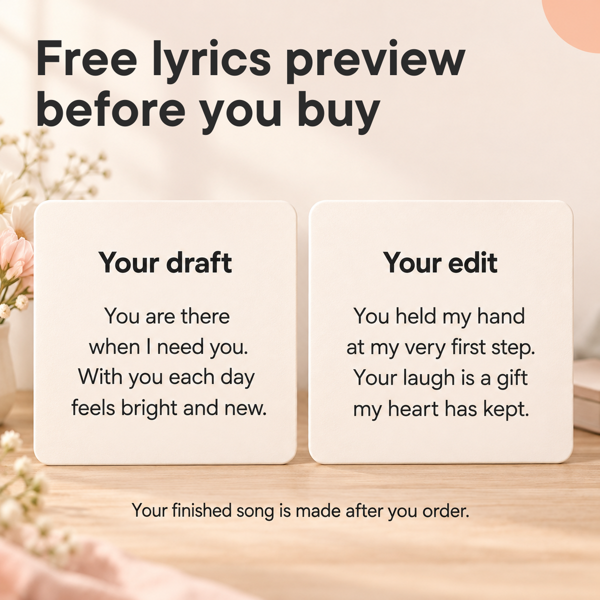 Personalised Birthday Song: product image 5